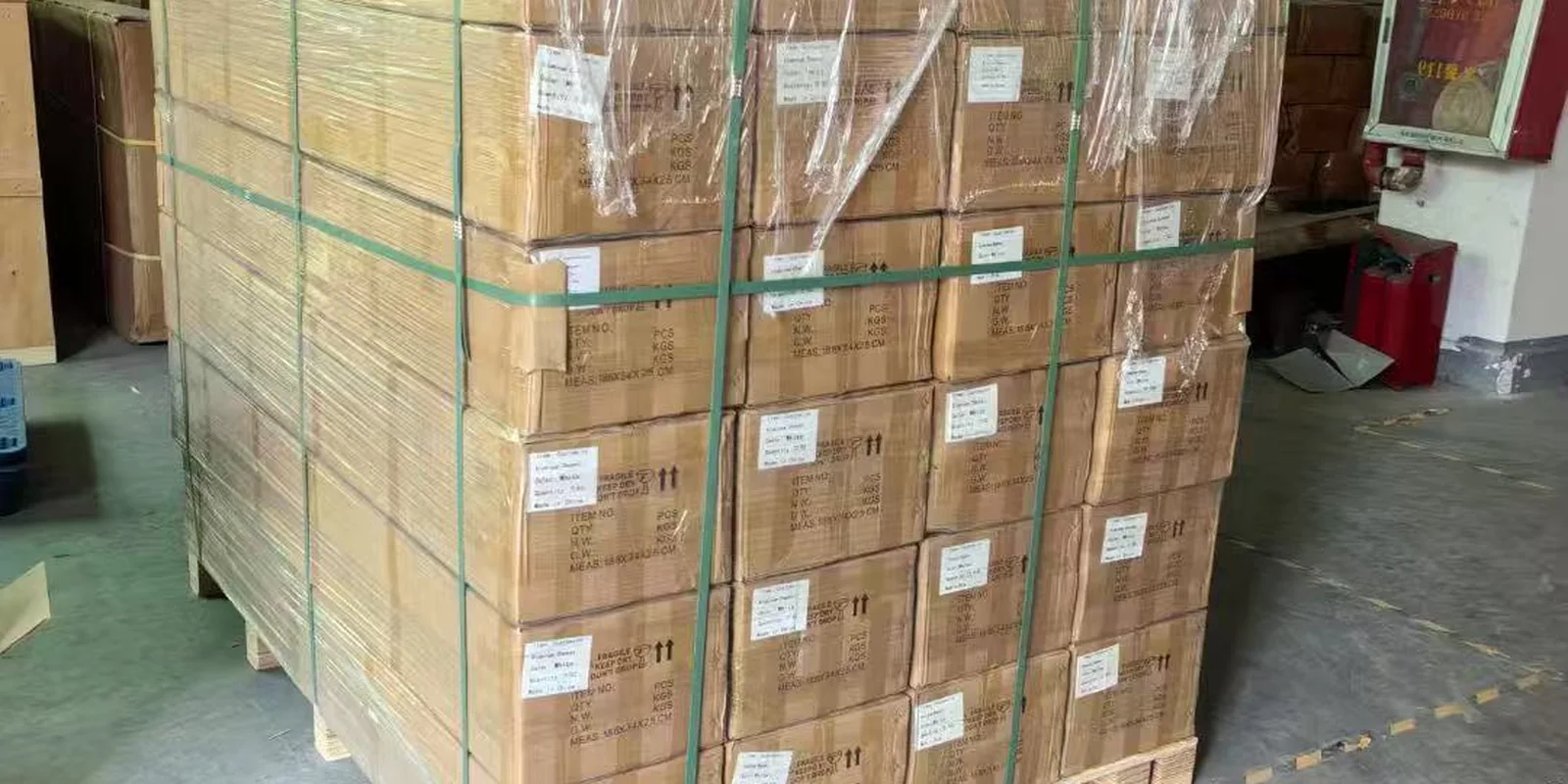 海运拼箱托盘货入仓